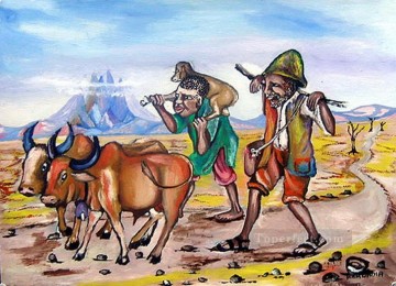 アフリカ人 Painting - カモンディア アフリカから帰国